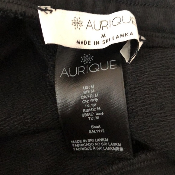 Aurique black gym shorts, NWT, medium - Picture 2 of 5